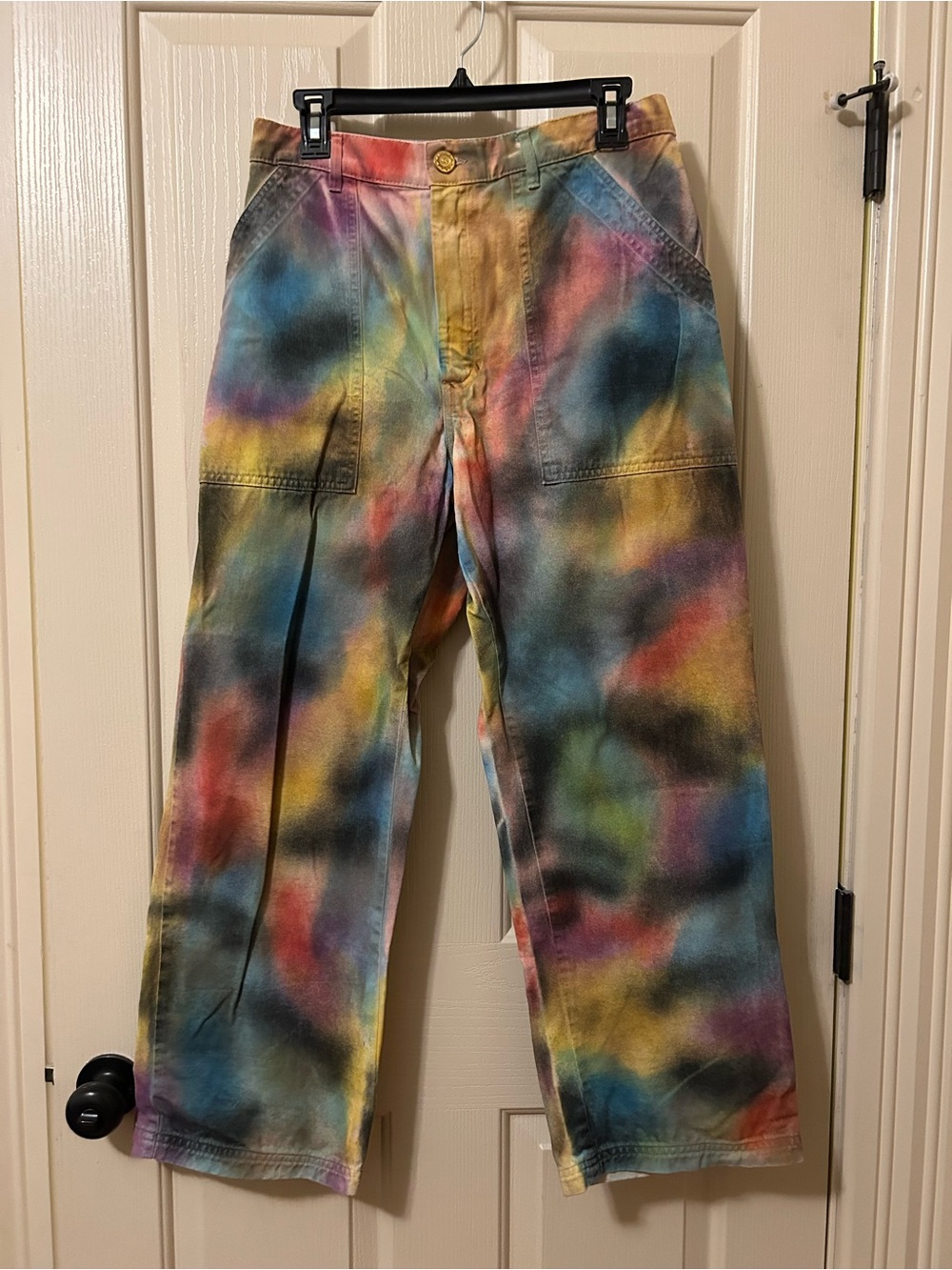 Big Bud Press Multicolor Tie-Dye Straight Leg Utility Pants